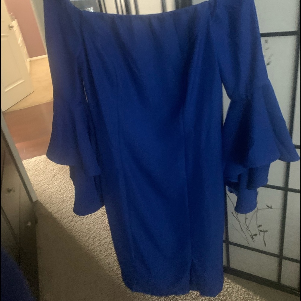 Blue dress